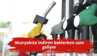 Akaryakıta indirim beklerken zam geliyor