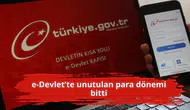 e-Devlet’te unutulan para dönemi bitti