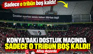 Konya’daki dostluk maçında sadece o tribün boş kaldı! Altay duyurdu