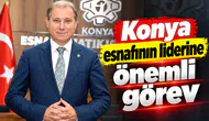 Konya esnafının liderine önemli görev