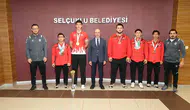 Konya’dan dünya sahnesine! Milli sporcular Başkan Pekyatırmacı’nın konuğu oldu