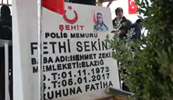 Şehit Fethi Sekin kabri başında anıldı
