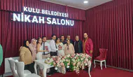 Kulu'da 485 çift mutluluğa "evet" dedi
