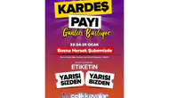 Çelikkayalar'da Kardeş Payı Kampanyası başlıyor