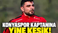 Konyaspor kaptanına A Milli Takım'da yine kesik!