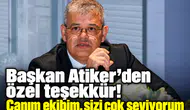 Konyaspor'da Başkan Atiker: "Canım ekibim, sizi çok seviyorum"