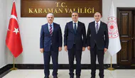 Konya ve Karaman Valisi buluştu! İş birliği artacak
