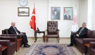 Konya Valiliğinde anlamlı buluşma!  Eski ile yeni buluştu