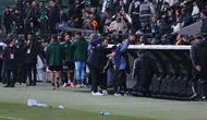 Konyaspor maçında görülmemiş protesto!