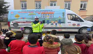 Hadim’de miniklere trafik jandarmasından bilinçlendirme eğitimi