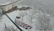 Konya'da nisan ayında kar sürprizi: O ilçe beyaza büründü