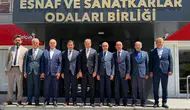 Konyalı Belediye Başkanları, esnafların lideri ile bir araya geldi
