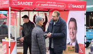 Konya Çumra’da saha ziyareti: Saadet Partisi vatandaşlarla buluştu