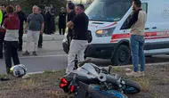 Konya’da motosiklet kazası! Kadın sürücü yaralandı
