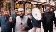 Celal Karatüre Konya Bedesten’de ilahi söyledi! Yoğun ilgi gördü