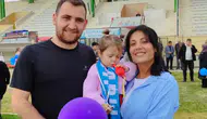 Konya’da 2 yaşındaki Umay kanseri yendi, gökyüzü balonlarla doldu