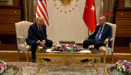 Cumhurbaşkanı Erdoğan ve Trump Beştepe'de görüştü