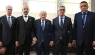 Bahçeli, Sarallar ve Şahinler aileleri ile buluştu