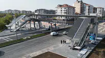 Aksaray’da yoğun trafik noktasında üst geçit yatırımı