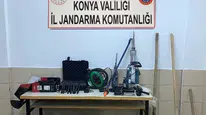 Konya'da jandarma harekete geçti: Kaçak kazı yapanlar yakalandı!