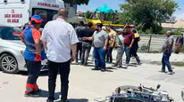 Konya’da korkutan kaza! Motosiklet beton mikserine çarptı