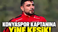 Konyaspor kaptanına A Milli Takım'da yine kesik!
