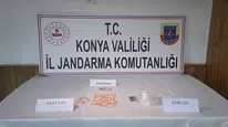 Konya’da narkotik operasyonu! Jandarma baskınında şüpheli tutuklandı
