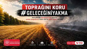 Valilik alarm verdi! Konya'da anız yakanlara sert uyarı