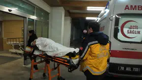 Karaman’da ikinci kattan düşen şahıs yaralandı