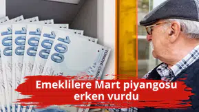 Emeklilere Mart piyangosu erken vurdu