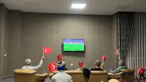 Konya’da huzurevinde milli maç coşkusu