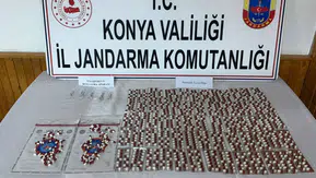 Konya’da uyuşturucu operasyonu: Bin 14 hap ele geçirildi