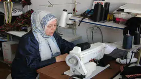 Depremzede kadın Konya'da yaşama sıfırdan başladı