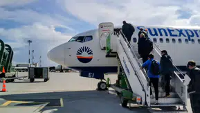 Konyaspor kafilesi Samsun'a uçtu