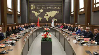 İletişim Başkanı Duran, Türkiye Basın Federasyonu heyetini kabul etti