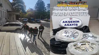 Akşehir’de kaçak tütün operasyonu: Binlerce ürün ele geçirildi!