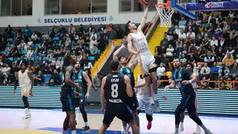 Konya BBSK, kazanmaya devam ediyor! Farklı galibiyet