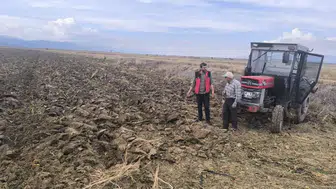 Konya'nın o ilçesinde hasat ve hazırlık bir arada