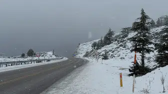 Konya’da yoğun kar yeniden başladı!  Yollarda son durum nasıl?