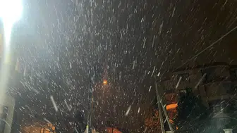 Konya merkezde kar başladı! Yılbaşına Konyalılar kar altında girecek