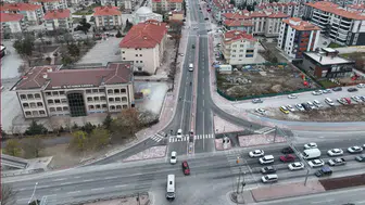 Konya'daki 900 metrelik o cadde baştan sona yenilendi