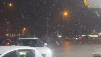 Konya merkezde kar yağışı başladı