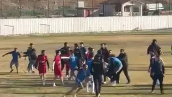 Konya'da futbol müsabakasında kavga! Yaralılar var