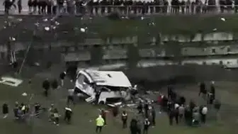 Otobüs şarampole devrildi! Ölü ve yaralılar bar