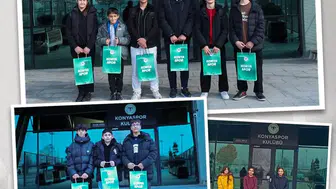Konyaspor çocukları hediyelerle sevindirdi