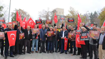 Eylem yaptılar! Konya’da taksicilerden korsan taksi isyanı
