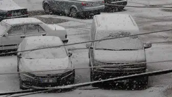 Konya'da yılın son günü kar sevinci