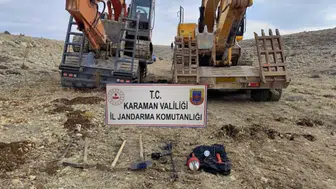 Karaman’da tarihi eser avcıları suçüstü yakalandı