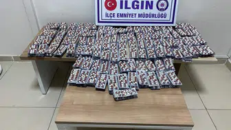 Konya’da zehir tacirlerine darbe: 40 bin hap ele geçirildi, 5 tutuklama