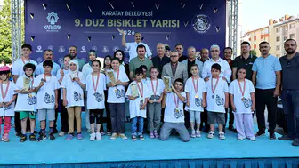 Karatay'da pedallar şampiyonluk için döndü! Yüzlerce çocuk yarıştı